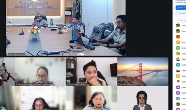 Tingkatkan Kualitas Layanan, Kantah Kota Jayapura Ikuti Monev Pengaduan dan Strategi Komunikasi Kanwil BPN Papua