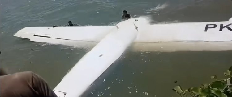 Pesawat Smart Air Mendarat Darurat di Perairan Nabire, 13 Penumpang dan Kru Selamat