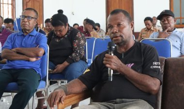 Kepastian Hukum di Tapal Batas: Kantah Kota Jayapura Gelar Penyuluhan PTSL 2026 bagi Warga Kampung Skouw