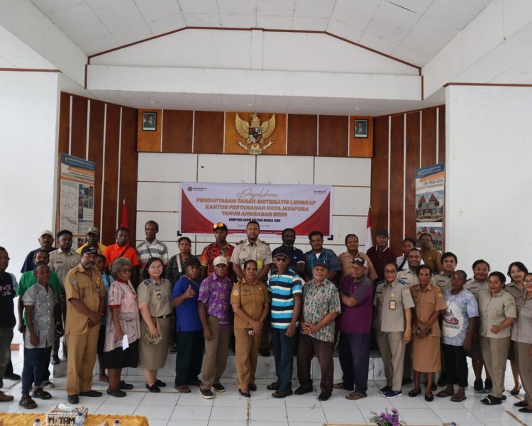 Kantor Pertanahan Kota Jayapura Gelar Penyuluhan PTSL 2026 di Distrik Muara Tami