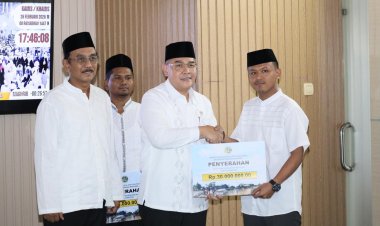 Berbagi di Bulan Suci Ramadan, Kementerian ATR/BPN Salurkan Bantuan untuk Pegawai Terdampak Bencana di Aceh