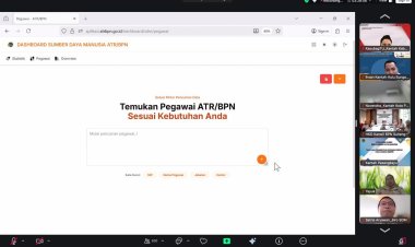 Kembangkan Aplikasi Dashboard SDM, Sekjen ATR/BPN: Proses Mutasi dan Promosi Jadi Lebih Efektif dan Efisien