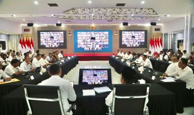 Gelar Rapim, Menteri ATR/Kepala BPN Minta Jajaran Matangkan Penyelarasan Data Jelang Penetapan LSD di 12 Provinsi