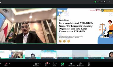 Sosialisasi Regulasi tentang Organisasi dan Tata Kerja, Sekjen ATR/BPN Tekankan Empat Pesan Strategis