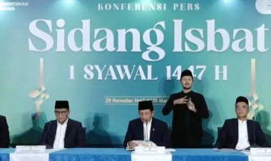 Pemerintah Tetapkan 1 Syawal 1447 H Jatuh pada Sabtu, 21 Maret 2026