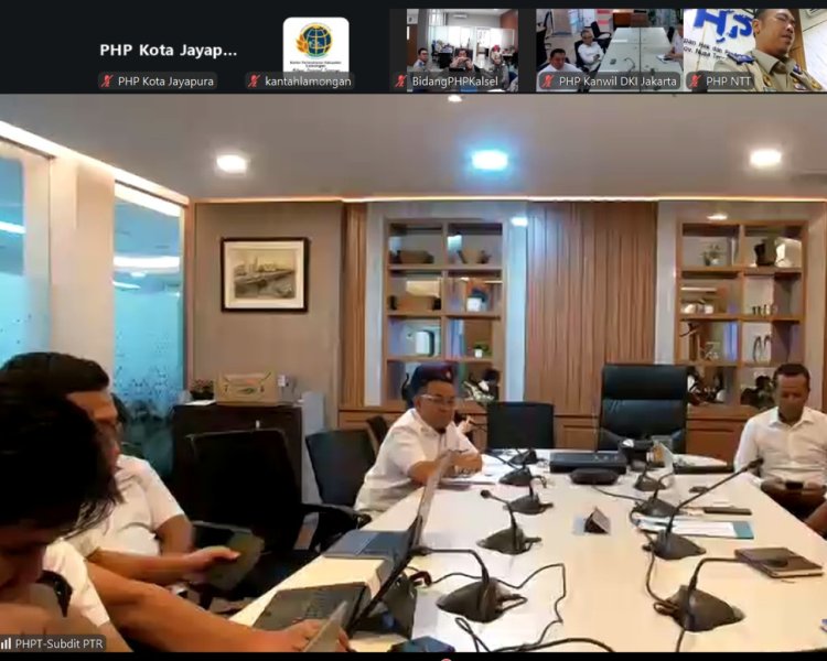 Akselerasi Digital: Kantor Pertanahan Kota Jayapura Ikuti Rapat Peningkatan Kualitas Data Pertanahan se-Indonesia