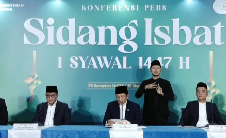 Pemerintah Tetapkan 1 Syawal 1447 H Jatuh pada Sabtu, 21 Maret 2026