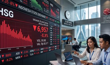 IHSG Tertekan di Awal Pekan, Parkir di Level 6.957 Akibat Sentimen Global