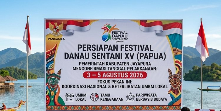 Songsong Festival Danau Sentani XV, Pemkab Jayapura Perkuat Koordinasi Nasional dan Pemberdayaan UMKM