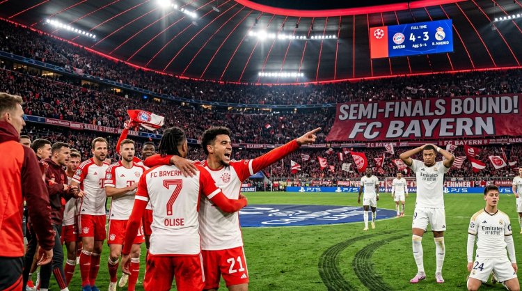 Malam Keajaiban di Munich: Bayern Munchen Singkirkan Real Madrid dalam Drama Tujuh Gol!