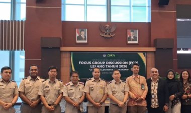 Tingkatkan Sinergi Pelayanan, Plt. Kepala Kantah Kota Jayapura Hadiri FGD Lelang 2026