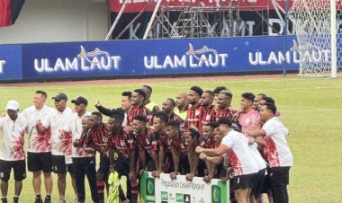 Mimpi Promosi Kandas, Laga Persipura vs Adhyaksa FC di Stadion Lukas Enembe Berujung Kericuhan