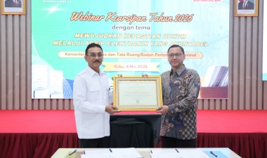 Kementerian ATR/BPN Raih Penghargaan dari ANRI atas Penyelamatan dan Pelestarian Arsip