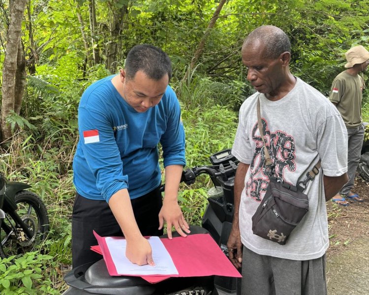 Akselerasi PTSL 2026: Satgas Kantah Jayapura Turun Lapangan di Skouw Mabo