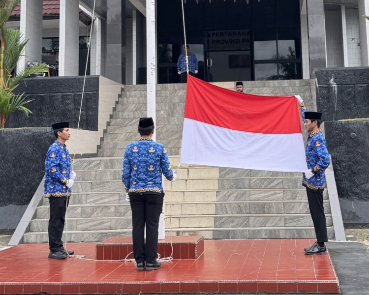 Peringati Harkitnas ke-118, Kantah ATR/BPN Kota Jayapura Komit Tingkatkan Pelayanan Prima dan Transparan