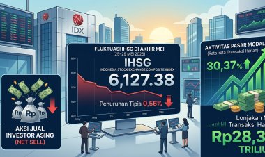 IHSG Melemah Tipis ke Level 6.127 di Akhir Mei, Transaksi Harian Justru Melonjak 30%