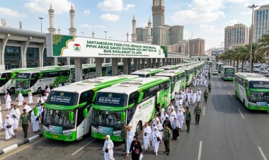 Matangkan Fasilitas Jemaah Indonesia, PPIH Arab Saudi Siapkan 452 Unit Bus Shalawat 24 Jam