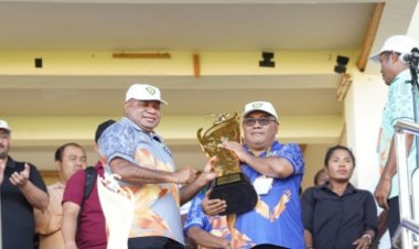 KEJUARAAN DAERAH ATLETIK PIALA GUBERNUR PAPUA 2026 RESMI DIBUKA, JADI MOMENTUM PEMBINAAN ATLET MUDA