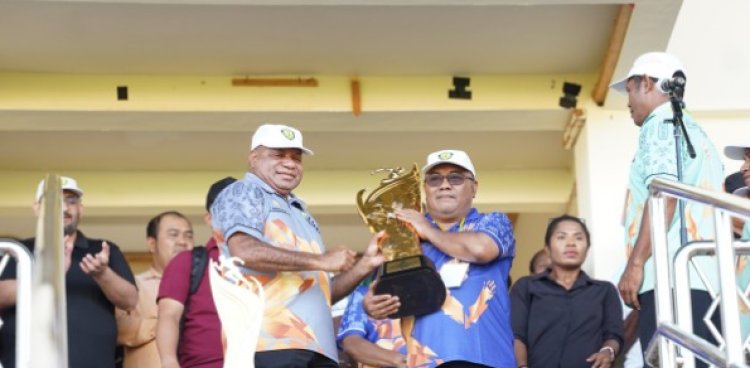 KEJUARAAN DAERAH ATLETIK PIALA GUBERNUR PAPUA 2026 RESMI DIBUKA, JADI MOMENTUM PEMBINAAN ATLET MUDA