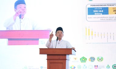 Meningkat 206%, Menteri Nusron Apresiasi Peran Nazir dalam Percepatan Sertipikasi Tanah Wakaf