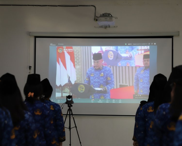Langkah Baru Dimulai: 5 PNS Kantor Pertanahan Kota Jayapura Resmi Dilantik