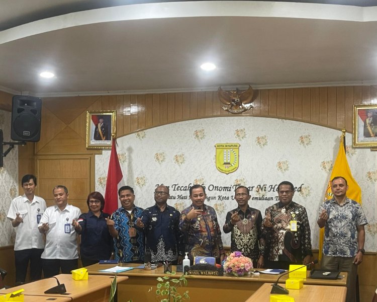 Rapat Koordinasi LBS dan LP2B, Kepala Kantor Pertanahan Kota Jayapura Dorong Sinergi Perlindungan Lahan Pangan Berkelanjutan