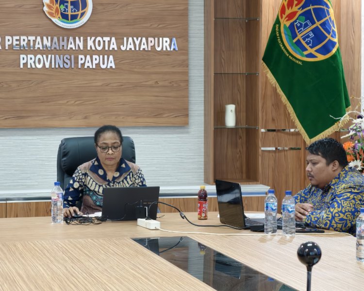 Kantor Pertanahan Kota Jayapura menjadi Narasumber pada Bimbingan Tekni Rumah Negara Golongan III dan Barang Milik Negara Berupa Tanah