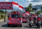 Konvoi Merah Putih Semarak Piala Dunia di Jayapura, Perkuat Persatuan dan Kepedulian Masyarakat