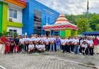 Sehat dan Solid, Jajaran Kantah Kota Jayapura Antusias Ikuti Senam Pagi Jelang HUT ke-81 RI
