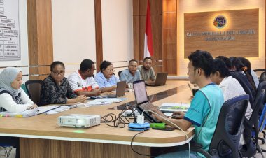 Kantor Pertanahan Kota Jayapura Gelar Rapat Koordinasi Lintas Seksi untuk Perkuat Sinergi Penanganan Permasalahan Pertanahan