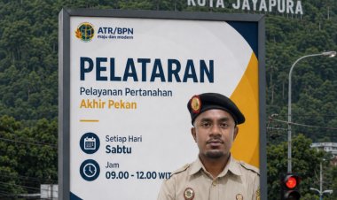Kantor Pertanahan Kota Jayapura Hadirkan PELATARAN, Layanan Pertanahan di Akhir Pekan