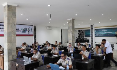 Kepala Subbagian Tata Usaha dan Kepala Seksi Penetapan Hak dan Pendaftaran Mengikuti Pemetaan Talenta Calon Kelompok Rencana Sukses (KRS) Administrator Tahun 2026
