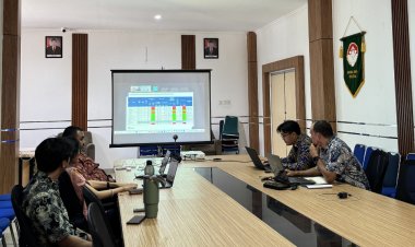 Seksi Penataan dan Pemberdayaan Kantor Pertanahan Kota Jayapura Ikuti Rapat Verifikasi Usulan LP2B