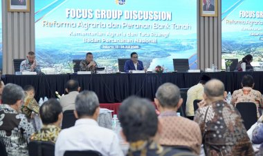 Kementerian ATR/BPN Bersama Komisi II DPR RI Bahas Penguatan Reforma Agraria dan Optimalisasi Peran Bank Tanah