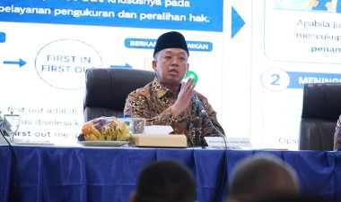 Kumpulkan Jajaran di Jatim, Menteri Nusron: Masuki Periode Transformasi Organisasi dan Layanan, Tempatkan Rakyat sebagai Raja yang Harus Dilayani