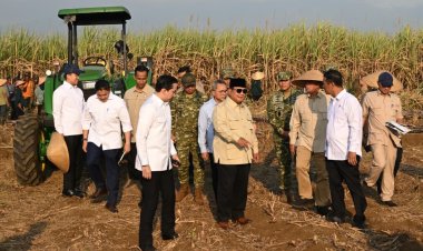 Dampingi Presiden Prabowo Panen Raya di Malang, Menteri Nusron: Ketahanan Pangan Butuh Kepastian Hukum Tanah