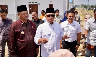 Tinjau Lokasi Huntap bagi Korban Bencana Aceh Tamiang, Menteri Nusron Pastikan Lahan 100% Siap Digunakan