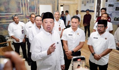 Menteri Nusron Tinjau Kantah Kabupaten Aceh Tamiang Pascabencana Hidrometeorologi Sumatera 2025