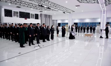 Lantik 1.361 Pejabat ATR/BPN, Sekjen: Amanah Baru untuk Jadi Motor Penggerak Perubahan