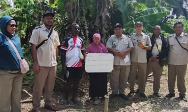 Kantor Pertanahan Kota Jayapura Laksanakan Pemeriksaan Tanah PTSL 2026 di Kampung Skouw Mabo