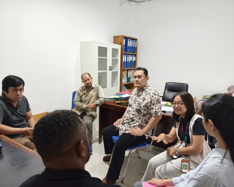 Kantor Pertanahan Kota Jayapura Terima Kunjungan KPKNL Jayapura untuk Perkuat Sinergi Pengelolaan Aset Negara