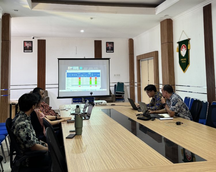 Seksi Penataan dan Pemberdayaan Kantor Pertanahan Kota Jayapura Ikuti Rapat Verifikasi Usulan LP2B