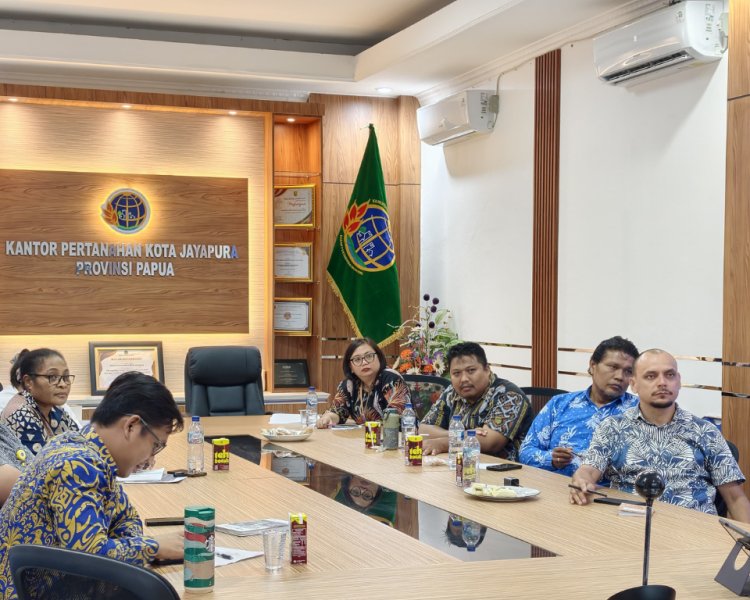 Kantor Pertanahan Kota Jayapura Ikuti Monitoring dan Evaluasi PTSL Tahun 2026 serta Percepatan Penyelesaian PDDM