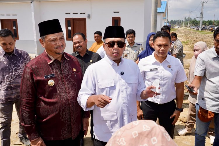 Tinjau Lokasi Huntap bagi Korban Bencana Aceh Tamiang, Menteri Nusron Pastikan Lahan 100% Siap Digunakan