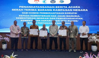 Terima Barang Rampasan Negara dari KPK, Sekjen ATR/BPN: Untuk Mendukung Layanan kepada Masyarakat