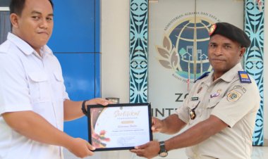 Octovianus Santoso Terpilih sebagai Petugas Loket Terbaik Bulan Agustus 2026