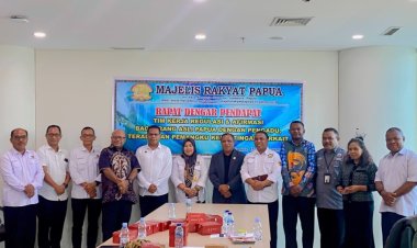 Kantor Pertanahan Kota Jayapura Hadiri Rapat Dengar Pendapat Bersama MRP Provinsi Papua