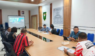 Kantor Pertanahan Kota Jayapura Ikuti Monitoring dan Evaluasi PTSL Tahun 2026