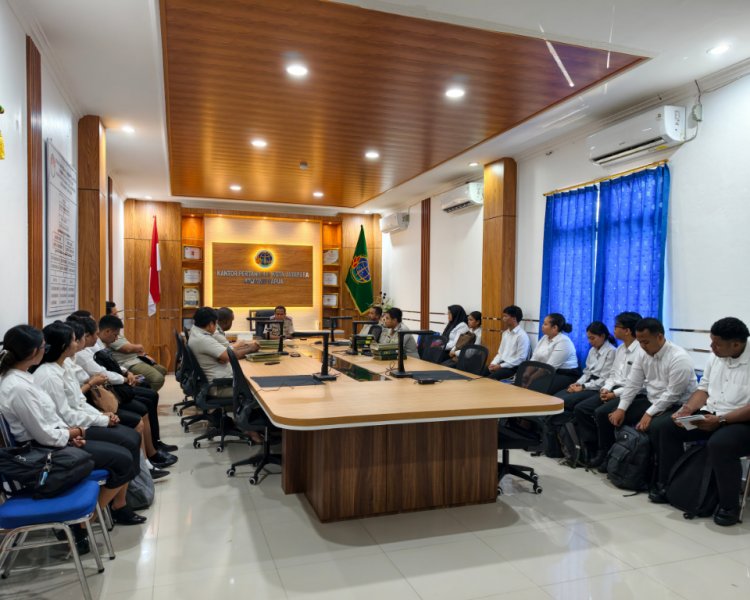 Kantor Pertanahan Kota Jayapura Sambut Peserta Program Maganghub Batch 2 Kemnaker Tahun 2026