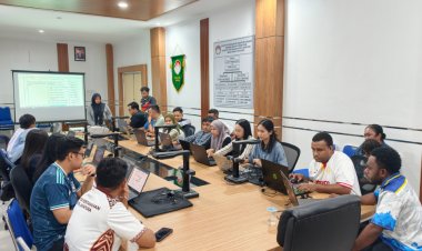 Tindak Lanjuti Arahan Kementerian ATR/BPN, Kantor Pertanahan Kota Jayapura Laksanakan Pendampingan Internal Pemutakhiran Data Kepegawaian